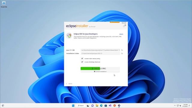 Installing Eclipse on Windows 11 for Java Programming (Spring 2023) смотреть онлайн
