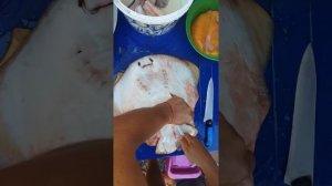 Извлечение печени из Черноморского ската