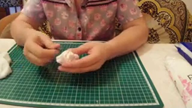 Ватная игрушка Кащей. Шлифуем и лепим уши. Мастер класс. Часть 2.