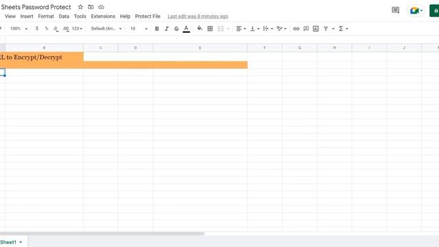 How to Password Protect Google Sheets: Free Template!