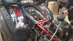 Красивая установка универсальной лебедки на детский квадроцикл WELS.