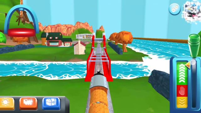 Мультфильм Игра для малышей паровозик Томас