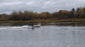 ТЕСТ TOHATSU 9.9 JET (ВОДОМЕТ) НА  ПВХ ЛОДКЕ БЕЗ ТОННЕЛЯ??? замер скорости!