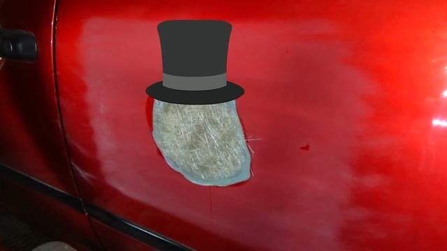 Дыра в центре двери, ремонт без сварки. Для новичков. смотреть онлайн