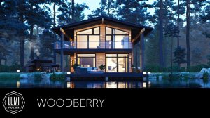 Проект дома в стиле шале - Woodberry. Компания LUMI POLAR.