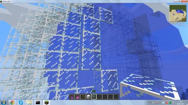 Как сделать сферу в майнкрафт!HD смотреть онлайн