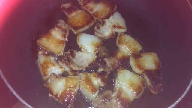 Жаренная картошка с салом. Вкусная домашняя картошечка. Быстро! Сытно! Доступно!