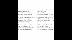 Tito Schipa ~ Ay, ay, ay.  1926. (With Lyrics and Translation)