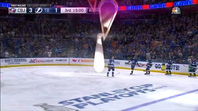 НХЛ 18-19 Play-off 1-ая шайба Сергачева 12.04.19 смотреть онлайн