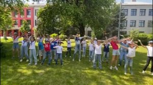 "Моя Россия,моя страна" флешмоб ко Дню России МБОУ "Лицей N 15"