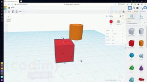 #3D_Tinkercad уроки для школьников. Урок 1.6 - работа с моделями