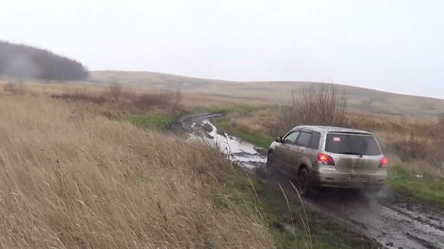 Бездорожье Airtrek и SX4 дорога назад.MTS