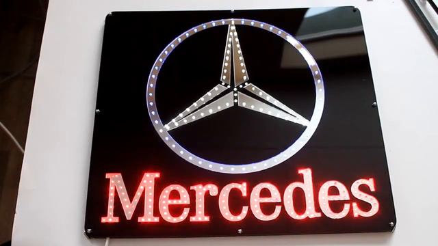 Светодиодное панно в спальный отсек MERSEDES смотреть онлайн