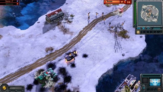 Превосходный любительский матч Альянс против СССР в Red Alert 3 смотреть онлайн