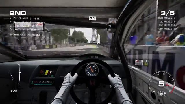 GRID Civic FD2 time attack Paris Gameplay with thrustmaster T150 wheel смотреть онлайн