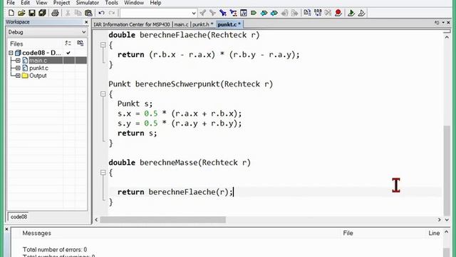 08D.4 Rechteck aus Material; struct und enum смотреть онлайн