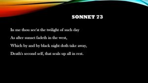 Sonnet 73 detailed explanation