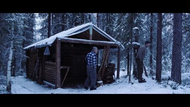 Поход в тайгу в лесную избу! ? Зима в ноябре. ❄ смотреть онлайн