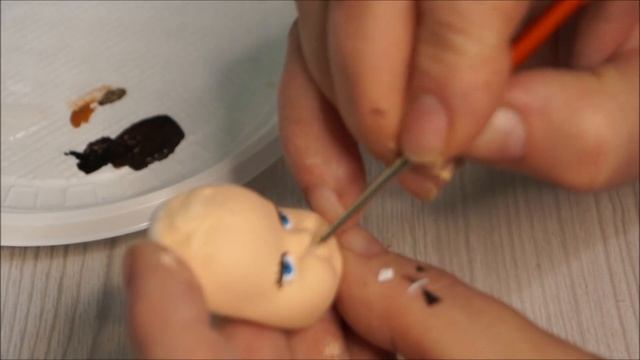 Как раскрасить кукольное личико смотреть онлайн