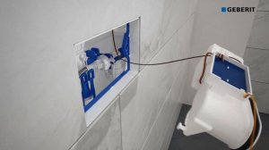 Монтаж инсталляции Geberit с удалением запаха 111.370.00.5 (DuoFresh)