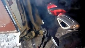 Стелс Бенелли 600 (Звук выхлопа самодельного прямотока)