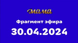 Фрагмент эфира (Мама Казахстан Вряска, 20.04.2024)