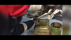 Замена масла на Honda XR250