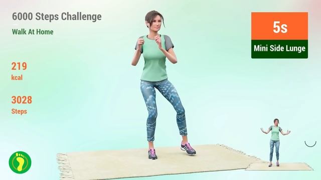 6000 Steps Challenge - Walk At Home смотреть онлайн