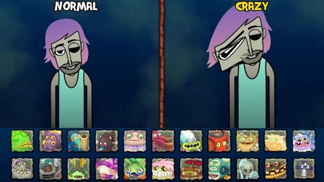 MonsterBox Wublin Island vs Crazy Version + CLUBBOX | My Singing Monsters Incredibox mods MSM смотреть онлайн