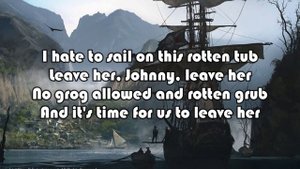 Leave Her Johnny | Assassin's Creed 4: Black Flag (OST) | ( Lyric Video )