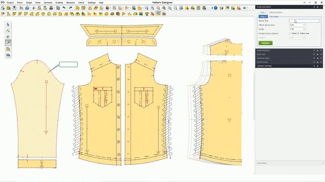 Pattern Sketch and Info | Gemini Pattern Designer