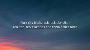 tyga - rack city (lyrics) "ten, ten, ten, twenties and them fifties bitch, i'm a muthaf*ckin' star"