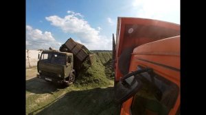 первый раз за рулем камаза работа на сенаже на камазе второй день