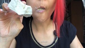 Мокрый мел Элен/asmr