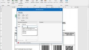 How to insert barcodes in ForIT Solutions Office Word?