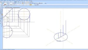 Построение изометрии усеченного цилиндра │Урок #60