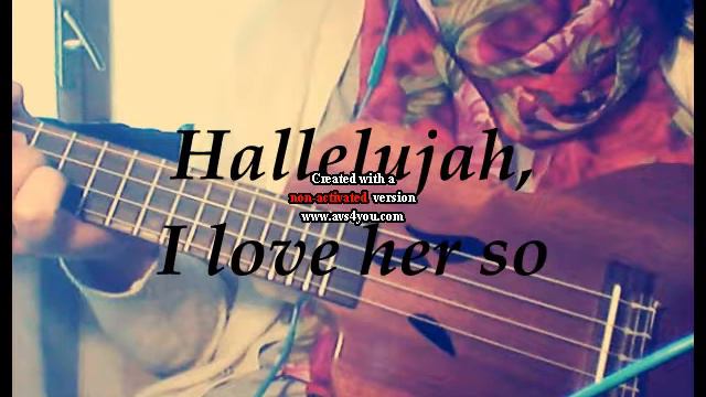Hallelujah, I love her so - Ray Charles (ukulele cover) смотреть онлайн