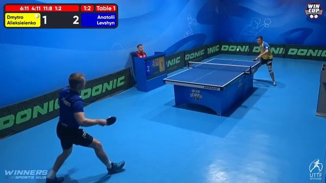 11:30 Dmytro Alieksieienko  - Anatolii Levshyn West 1 WIN CUP 07.02.2024 | TABLE TENNIS WINCUP