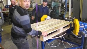 Станок для опиливания углов евро поддонов