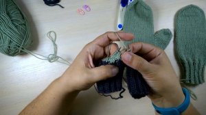 Варежки в технике «Magic loop», две одновременно. Быстро и легко! #10