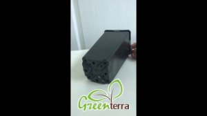 Горшок для рассады квадратный 11*11*21,5 см (2 л)