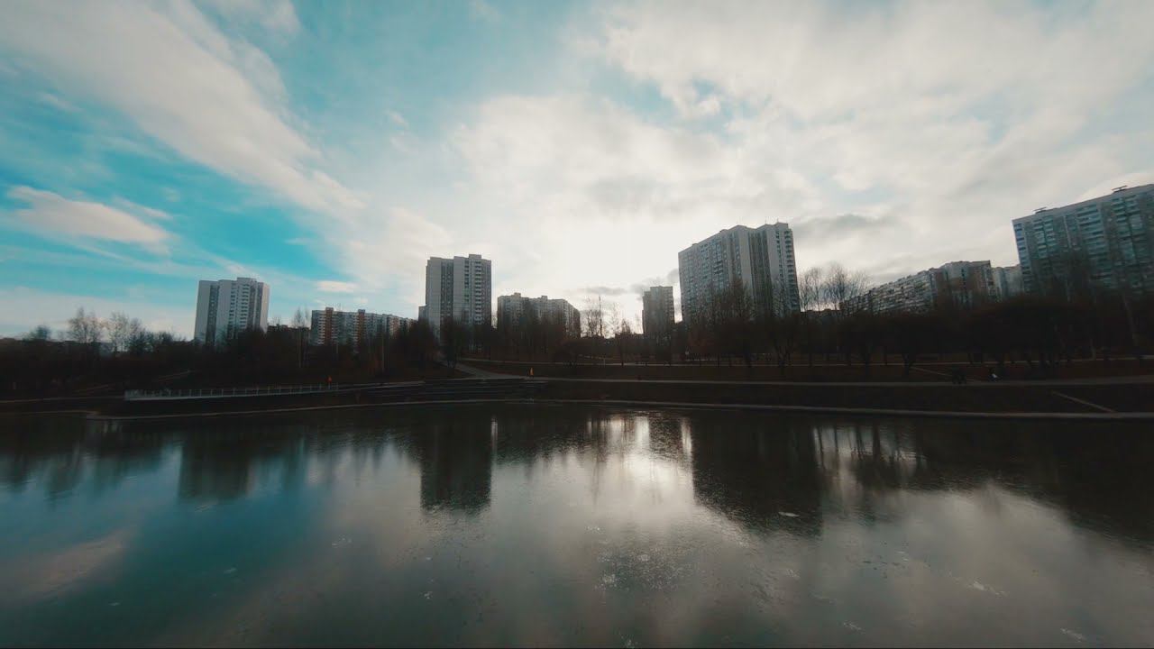 пролет в Северное Бутово "Парк" кадры с дрона