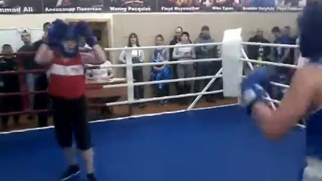 Открытый чемпионат г. Ярцево по боксу. Поспелов Александр - Богданов Егор