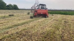 Сельская жизнь на юге/Сенокосная пора/Тюкуем сено/