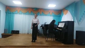 Музыка П. И. Чайковского, слова А. Плещеева "Весенняя песня". Исполняет Мамадалиева Альбина