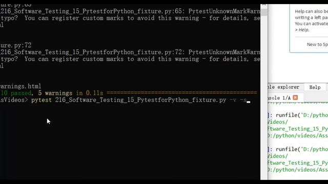 Selenium + Python自动化测试之Pytest 测试脚手架fixture(fixture) Python软件测试15——Python程序设计系列216 смотреть онлайн