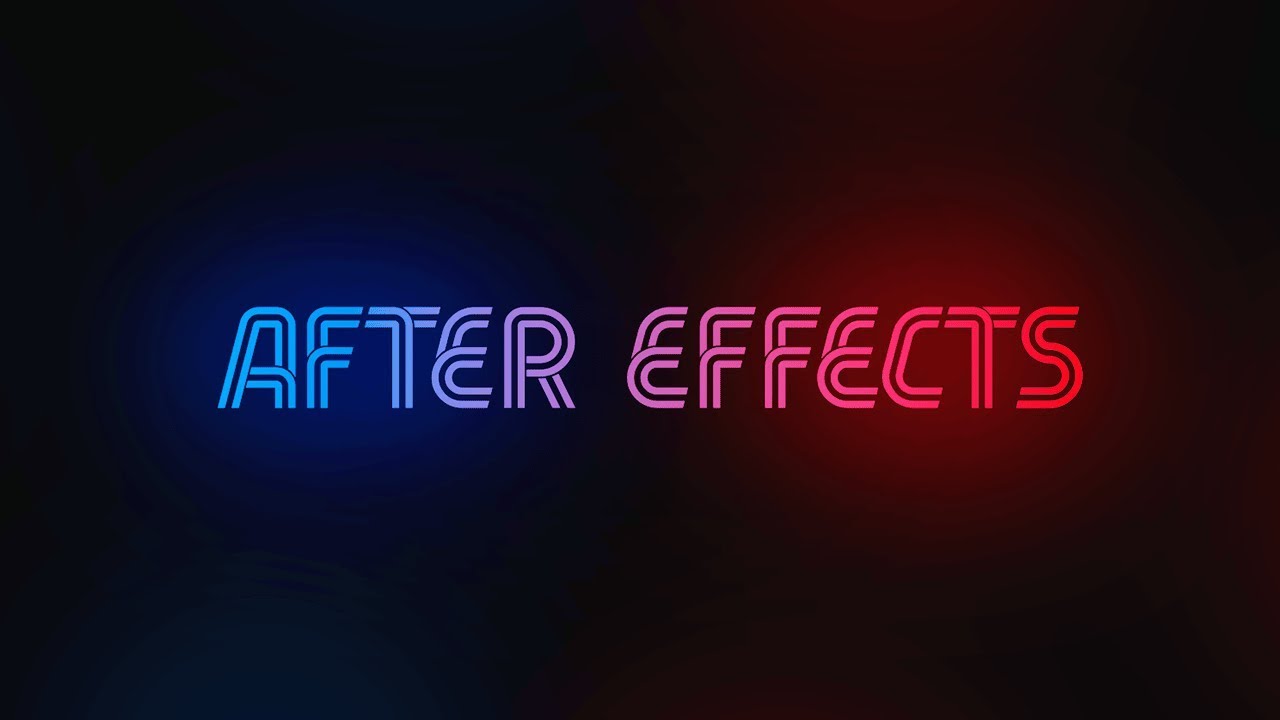 Градиент after Effects. Крутой текст в Афтер эффект.