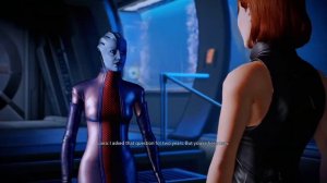 Shepard and Liara Romance Scene in Mass Effect 2