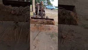 Были первые испытания летом. Минипогрузчик на гидроходу