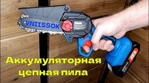 Аккумуляторная цепная мини пила VNIISSOK
